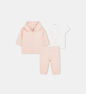 طقم ثلاث قطع بطبعة شعار