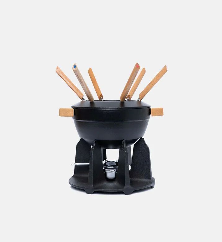 Le Creuset Cast Iron Fondue Set, Packshot View