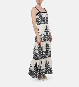 Alice and Olivia Embroidered Sleeveless Maxi Dress, Model View Alice and Olivia Embroidered Sleeveless Maxi Dress, Model View