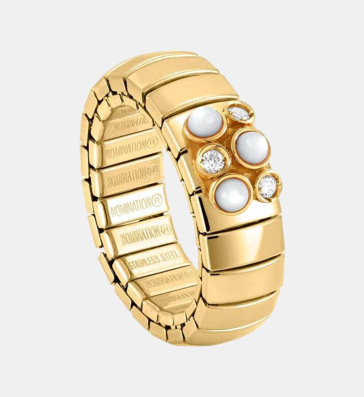 Mother-of-pearl Stretchable Ring