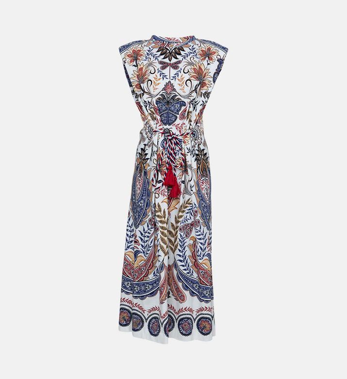 Off-white Boho Glam Midi Dress