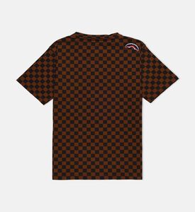 Hidden In The Checkered Regular-fit T-shirt Hidden In The Checkered Regular-fit T-shirt