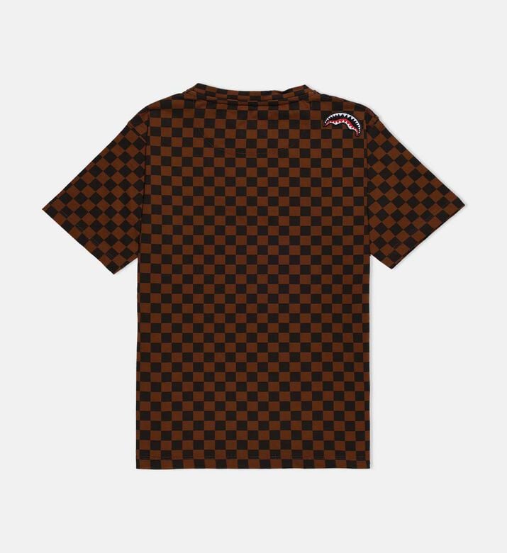 Hidden In The Checkered Regular-fit T-shirt Hidden In The Checkered Regular-fit T-shirt