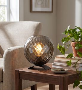 Masterlight Olblica Glass Table Lamp, Packshot View