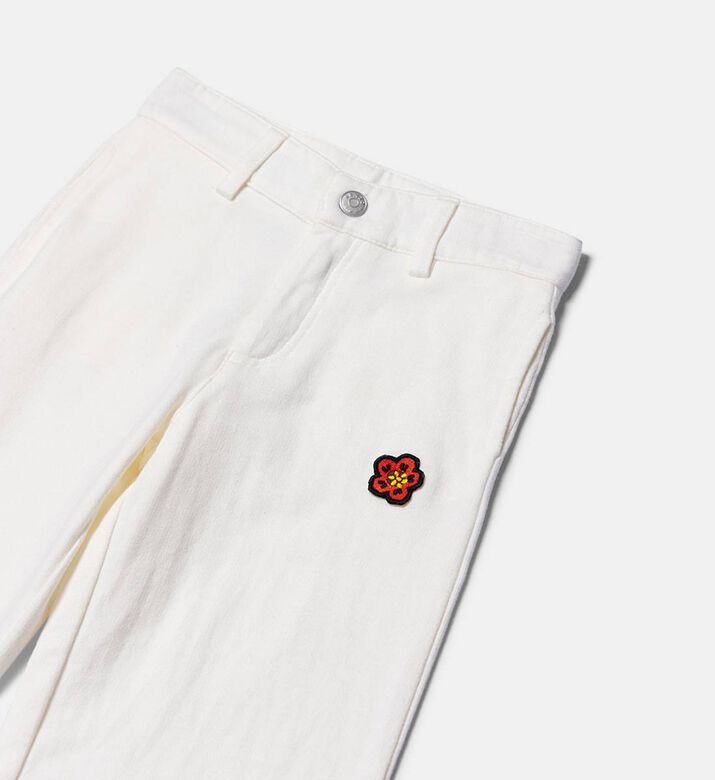 بنطال بخصر قابل للتعديل قطن عضوي