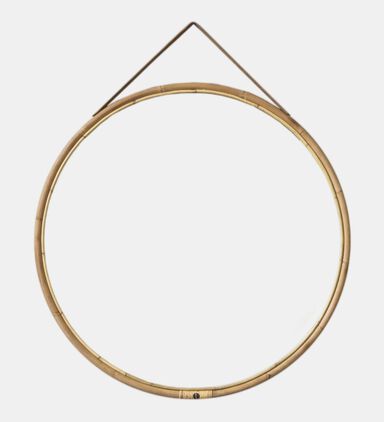 Bolivia Rattan Round Mirror