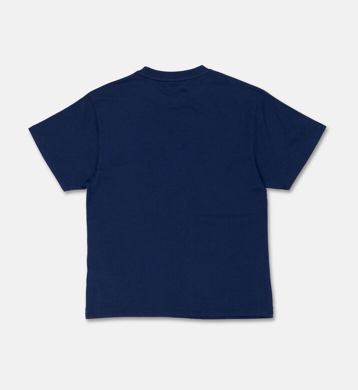 Kenzo Embroidered Detail Organic T-shirt, Blue, 12y, Packshot View