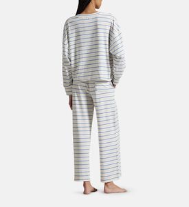 Polo by Ralph Lauren Striped Long-sleeve Pajama Set, Model View