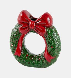 Edg Christmas-inspired Wreath Candle Holder, Packshot View