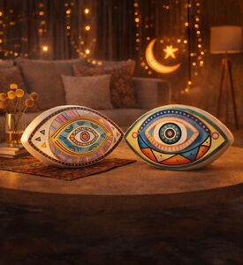 Home Deco and More Eye Table Decoration Colorful - 20.32 Cm, Packshot View