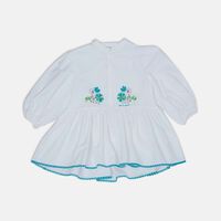 Floral-embroidery Blouse