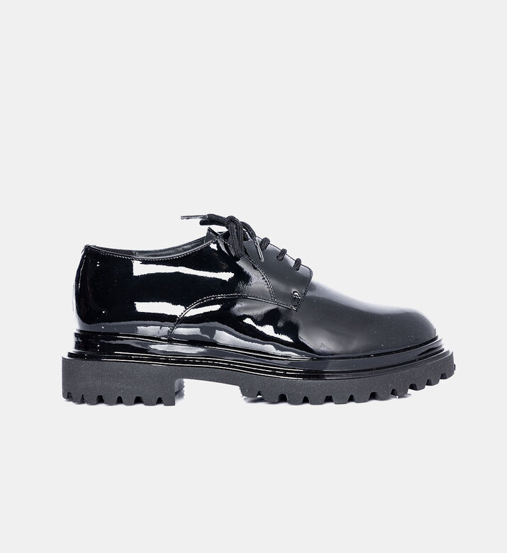 Glossy Patent Leather Loafers