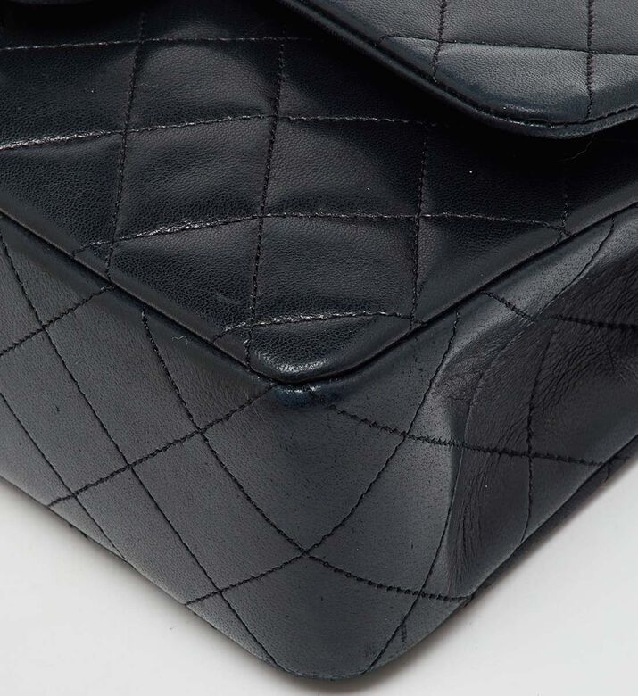 Chanel Quilted Leather Small Classic Double Flap Bag Preowned