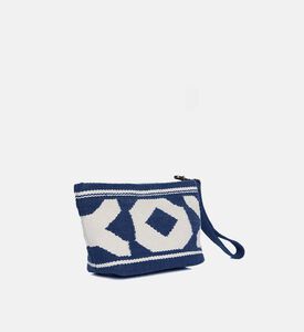 حقيبة يد صغيرة بنقشة هندسية