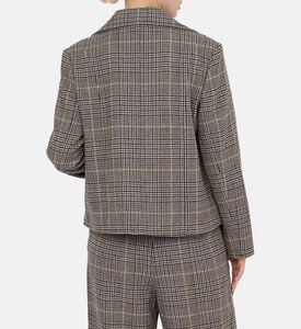 Scotland Wool Checkered Jacket Scotland Wool Checkered Jacket