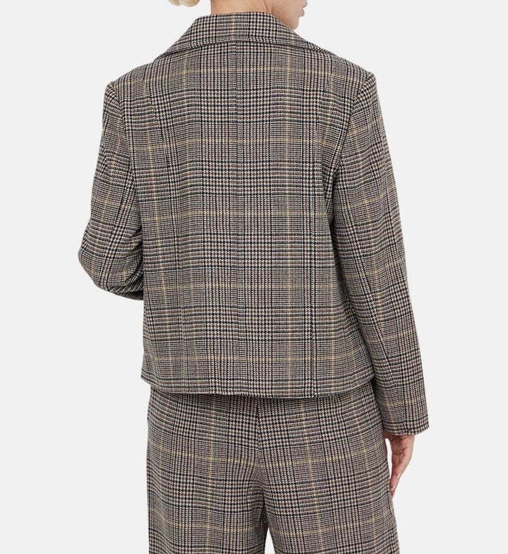 Scotland Wool Checkered Jacket Scotland Wool Checkered Jacket