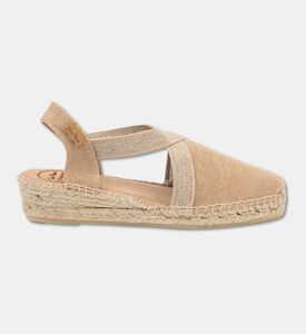 Toni Pons Espadrille Crisscross Straps Sandals, Brown, Eu-42, Packshot View