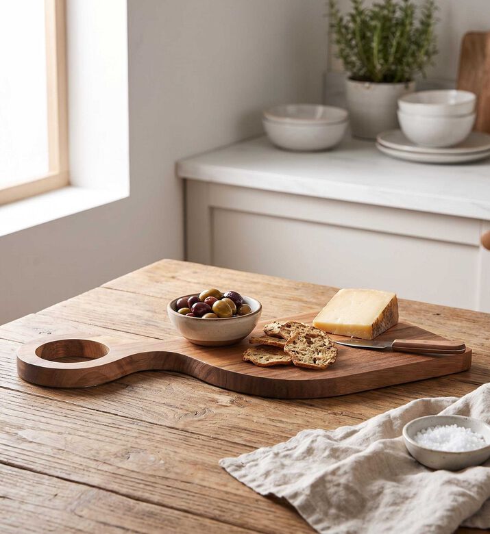 Estia Allure Handle Serving Tray, Model View