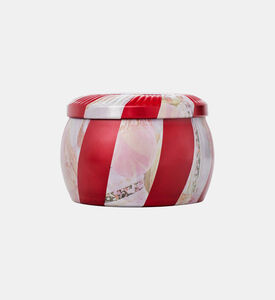Japonica Crushed Candy Cane Scented Candle Tin