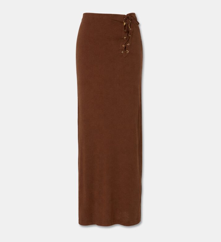 Zadig et Voltaire Lace-up Midi Skirt, Packshot View