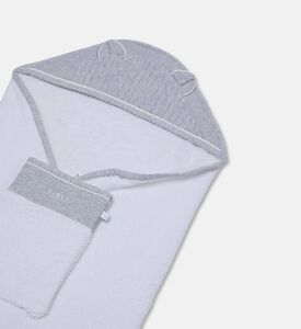 My First Collection Cotton Hooded Bear Ears Towel, Packshot View