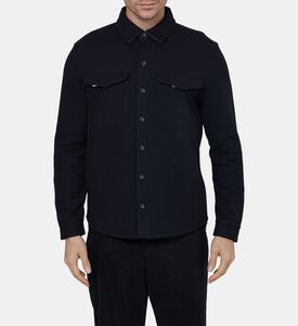 Cotton Flap Pockets Shirt Jacket