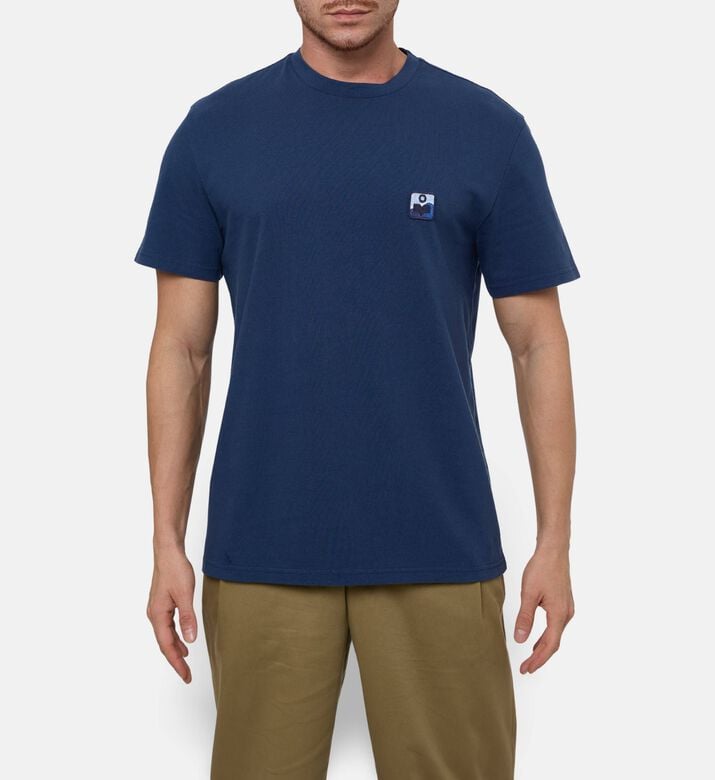 Marant Homme Ts Hugo, Indigo, L, Model View