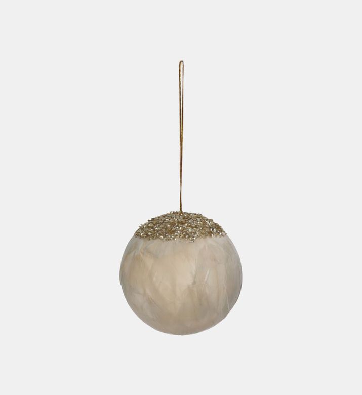 Ornament Ball Feather Ornament Ball Feather