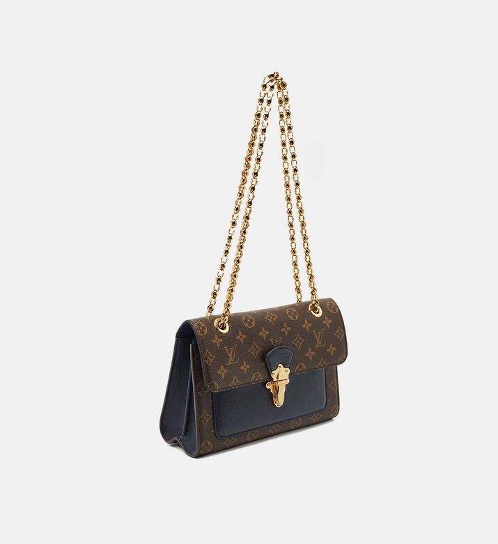 Louis Vuitton Blue Marine Monogram Canvas Victoire Bag Preowned