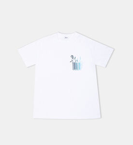 تيشيرت بطبعة للبنات الصغيرات