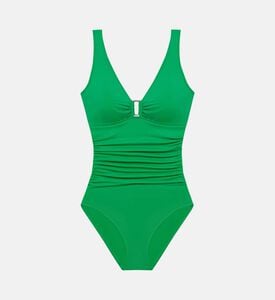 One-piece Center Front Ring Swimsuit One-piece Center Front Ring Swimsuit