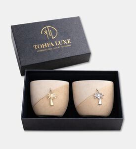 Tohfa Luxe Gold Silver Palm Brass Charm Gift Box, Packshot View