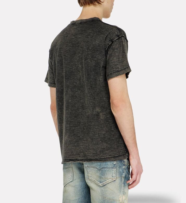 Diesel Graphic Pocket Crewneck T-shirt, Model View