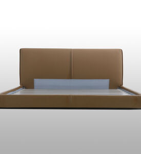 Carmen Leather Headboard Bed