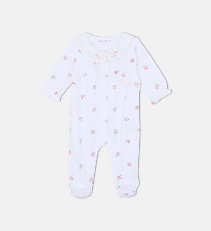 Floral-print Baby Girls Pajamas