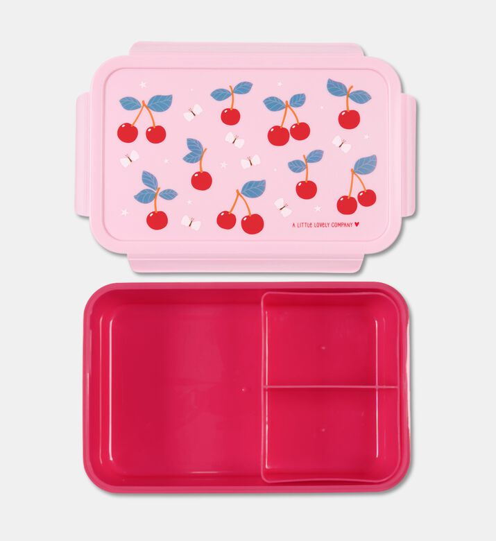 A Little Lovely Company Bento Box - Cherries, Packshot View