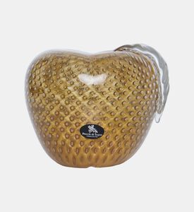 منحوتة بشكل تفاحة كريستالية