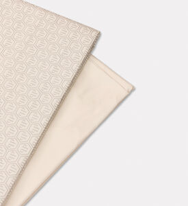 Philipp Plein Hexagon Design Bed Set, Ivory, 220x240-cm, Packshot View