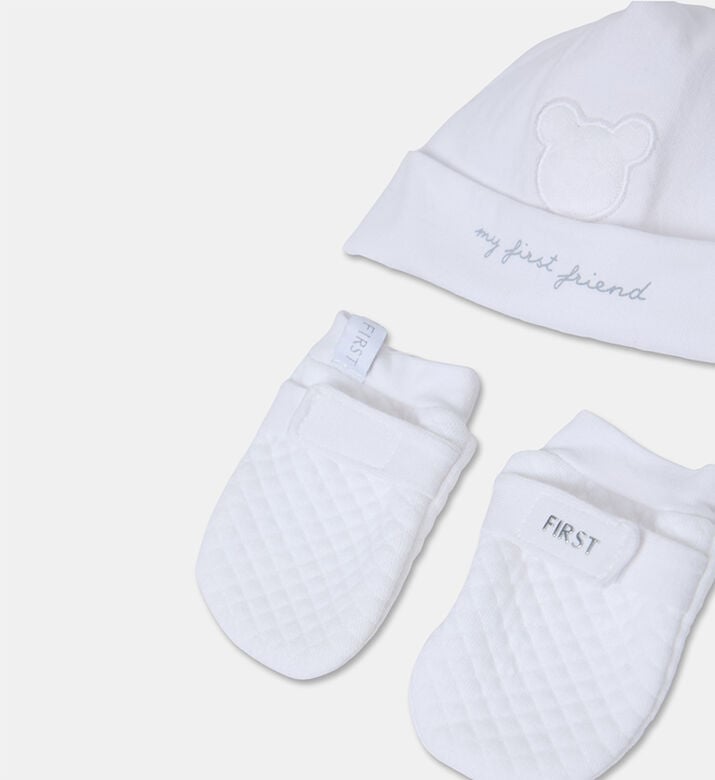 My First Collection Bear Embroidery Baby Gift Set, Packshot View