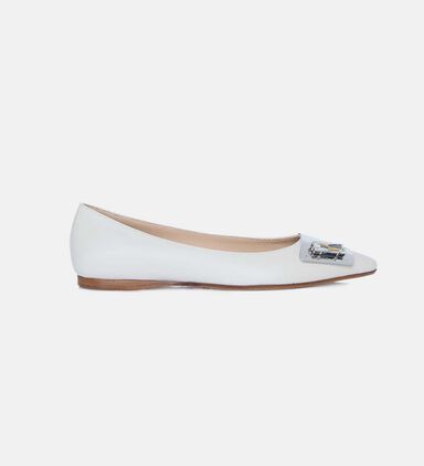 Flat Leather Ballerina