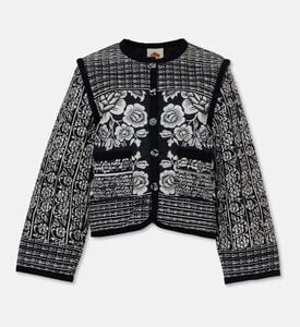 Farm Rio Cashews Birds Padded Jacket, Packshot View