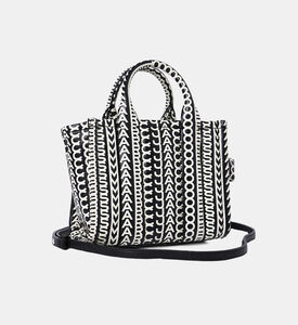 حقيبة يد صغيرة من الجلد بنقش Monogram