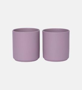 Design Letters Favourite Cups 2-piece Set, Purple, Packshot View