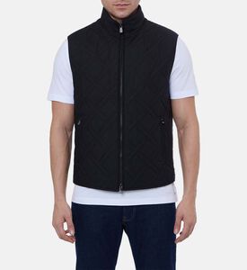 سترة بدون أكمام وياقة عالية