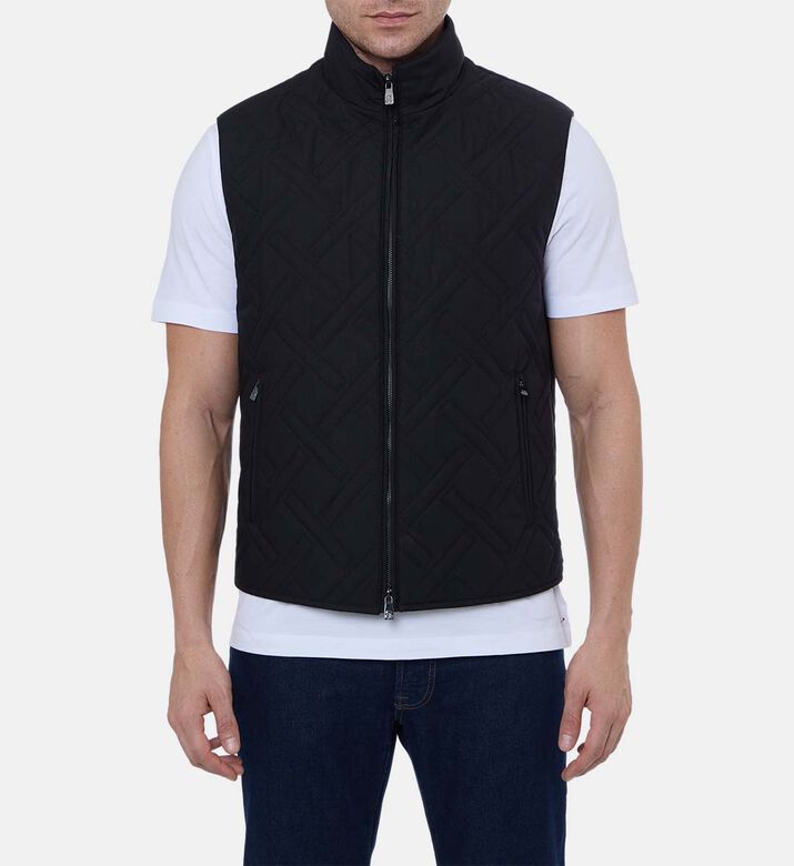 High Neck Sleeveless Vest