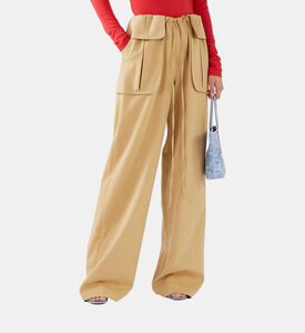 Sonia Wool Cargo Wide Leg Pants
