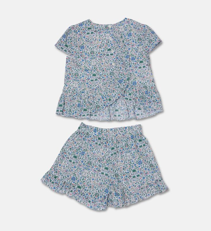 Tartine et Chocolat Micro Floral-print 2-piece Short Set, Packshot View