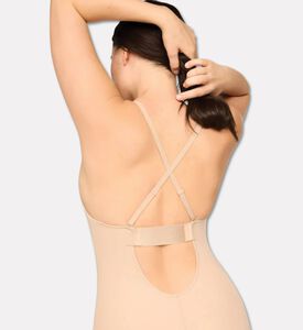 Spanx Bodysuit, Dark-nude, L, Model View