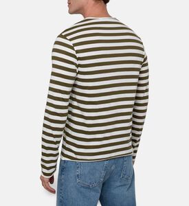 Zadig et Voltaire Timo Striped Long-sleeve T-shirt, Model View