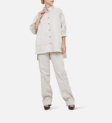 Calpinia Oversized Cotton Shirt